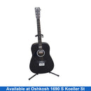 C.f. Martin & Co Dx Johnny Cash Black Acoustic / Electric Classic Guitar