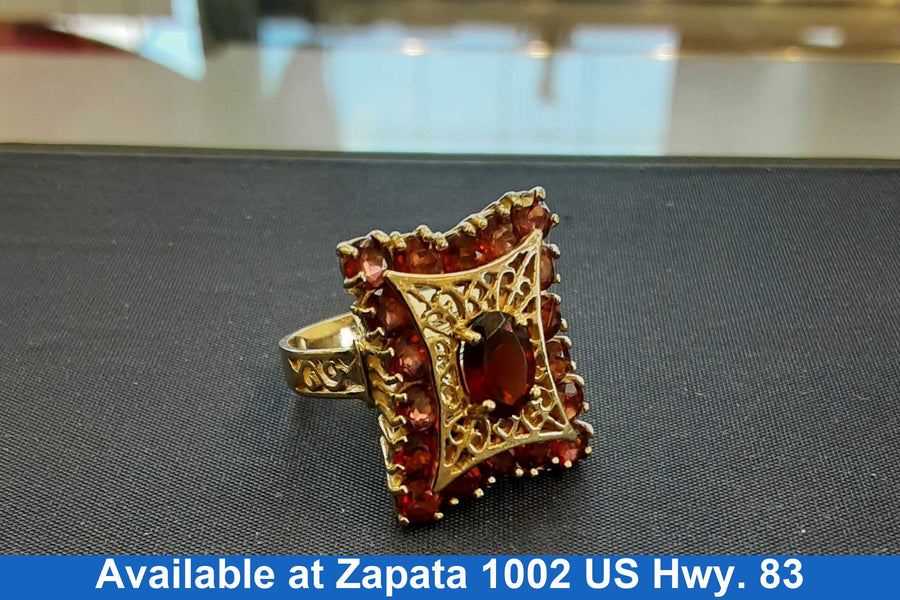 Women's Ring - Yellow Gold 14k (.585) 5.9 grams Size 20