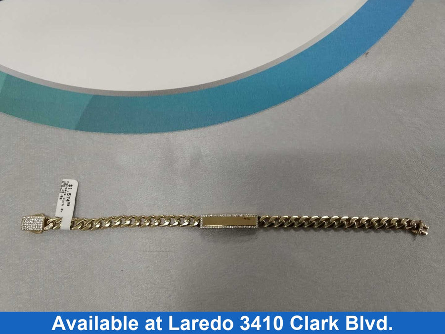 Bracelet - Yellow Gold 10k (.417) 15.8 grams 9 inch