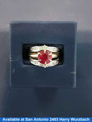 Women's Ring - White Gold 14k (.585) 8.9 grams Size 6.5