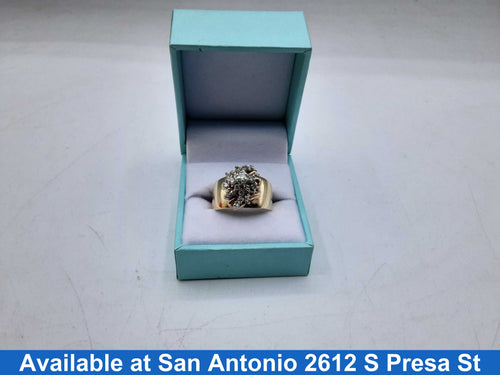 Women's Ring - Yellow Gold 10k (.417) 11.3 grams Size 10