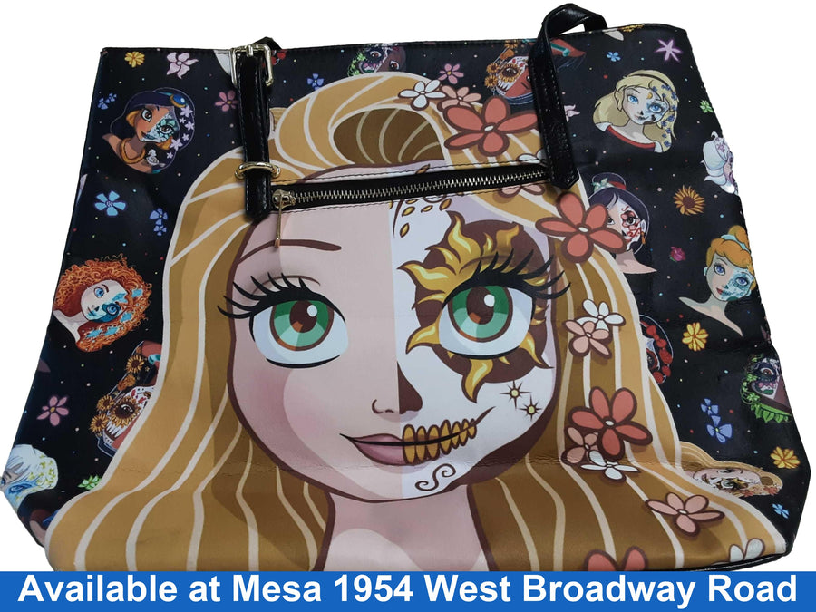 Disney Princess Sugar Skull Black Purse / Handbag
