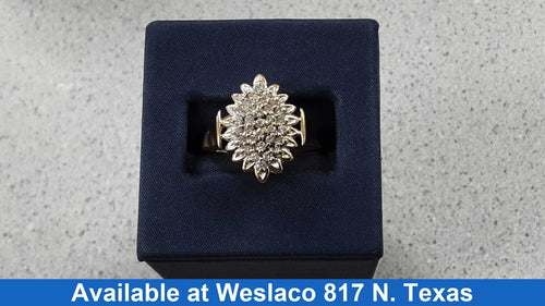 Women's Ring - Yellow Gold 10k (.417) 5 grams Size 10