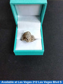 Women's Ring - Yellow Gold 10k (.417) 5.8 grams Size 7.5