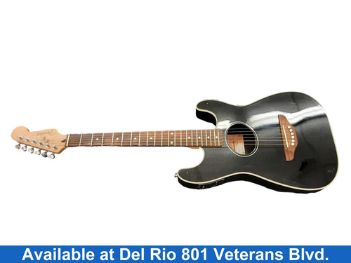 Fender Stratacoustic Black Acoustic / Electric Classic Guitar