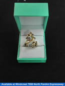 Women's Ring - Yellow Gold 14k (.585) 5 grams Size 8
