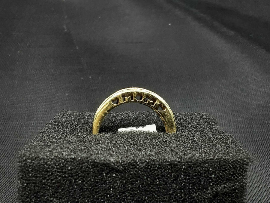 Women's Ring - Mother's - Yellow Gold 10k (.417) 2.9 grams Size 7