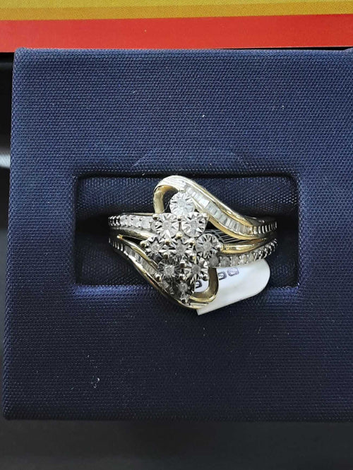 Women's Ring - Yellow Gold 10k (.417) 3 grams Size 8