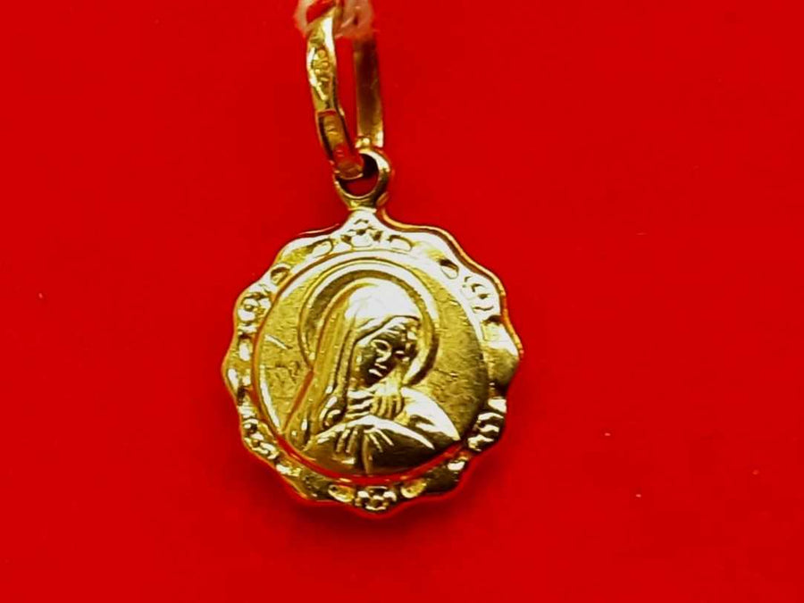 Religious Pendant - Yellow Gold 18k (.750) 1.1 grams