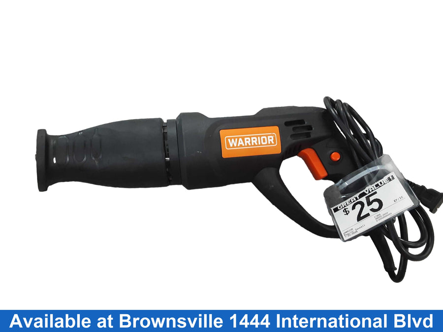 Warrior 57806 Black Corded Reciprocating Saw