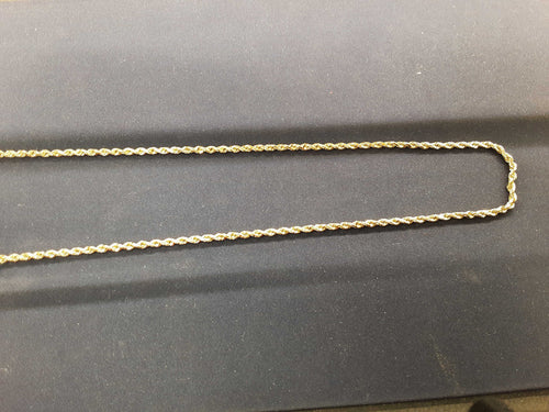 Rope Chain - Yellow Gold 14k (.585) 10 grams 20 inch