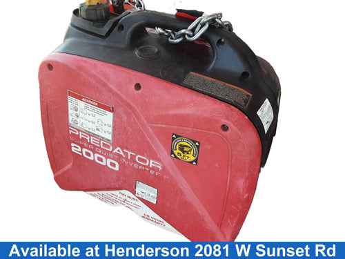 Predator 2000 Watt Super Quiet Inverter Red Generator