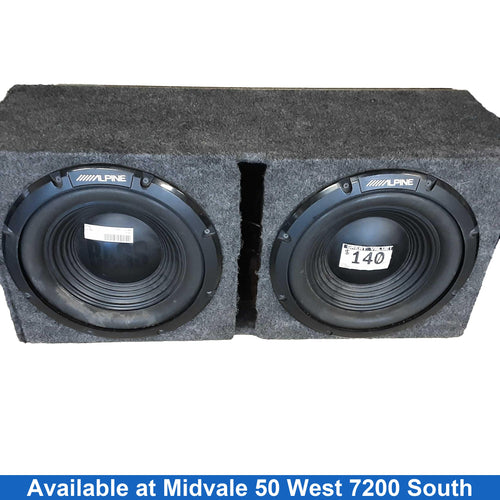 Alpine Bass Black Car Sub-Woofer