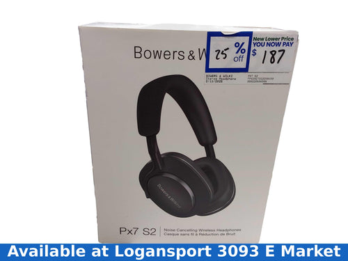 Bowers & Wilkins Px7 S2 Black Stereo Headphone