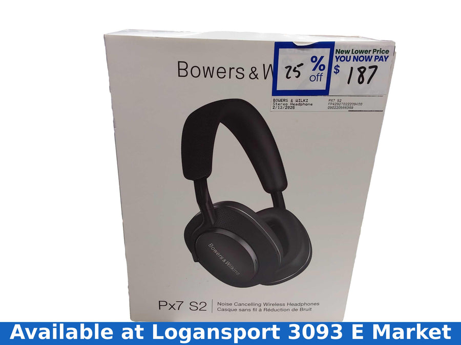 Bowers & Wilkins Px7 S2 Black Stereo Headphone