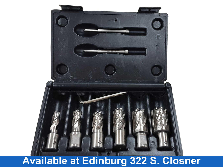 Pro Edge Black Box Set 6 Piece Blue Electrician Tool