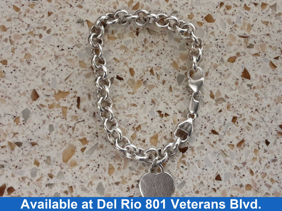 Cable Bracelet - Silver 14.2 grams 7 inch