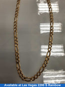 Figaro Chain - Yellow Gold 10k (.417) 23.1 grams 22 inch