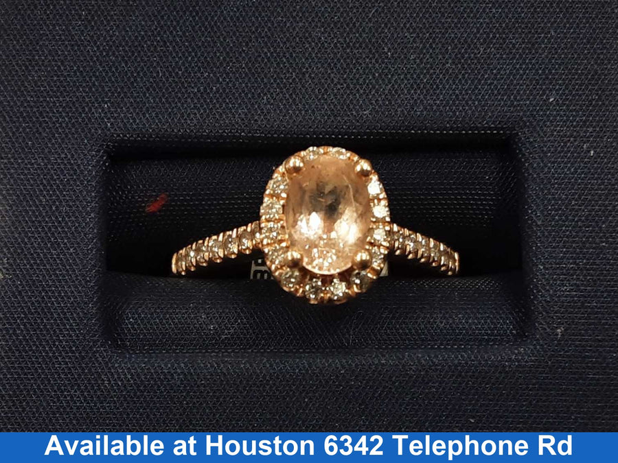 Women's Ring - Rose Gold 14k (.585) 3.1 grams Size 20