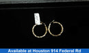 Bangle Earrings - Yellow Gold 14k (.585) 3.6 grams