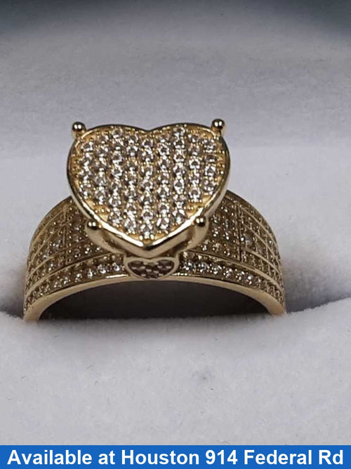 Women's Ring - Yellow Gold 14k (.585) 6.4 grams Size 9