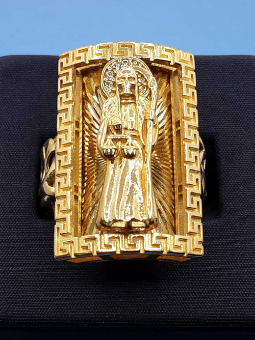 Men's Ring - Yellow Gold 10k (.417) 9.4 grams Size 9.5