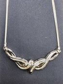 Chain - Twisted Design Diamond Necklace