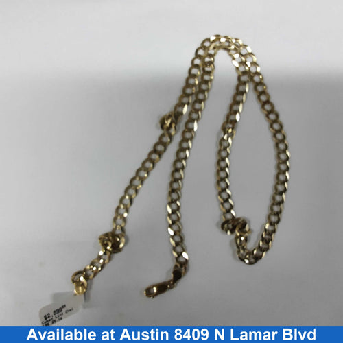 Cuban Link Chain - Yellow Gold 10k (.417) 25.1 grams 24 inch
