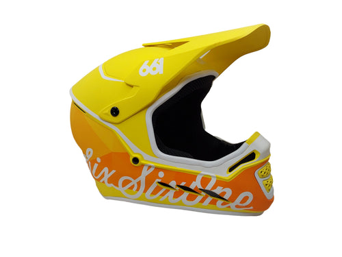 Six Six One 661 Yellow Helmet