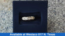 Ring - Wedding Band - White Gold 14k (.585) 1.7 grams Size 6.5