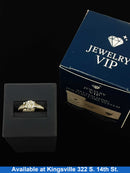 Ring - Wedding Set - Yellow Gold 14k (.585) 3.1 grams Size 7
