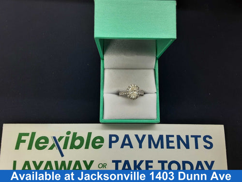 Women's Ring - White Gold 14k (.585) 3.7 grams Size 5