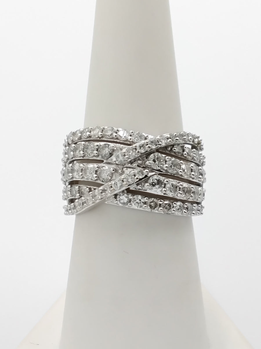 Women's Ring - White Gold 14k (.585) 5.8 grams Size 7