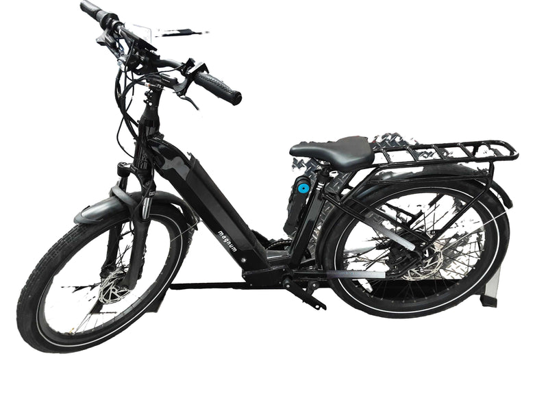 Magnum Cosmo Black Powered Bike Scooter