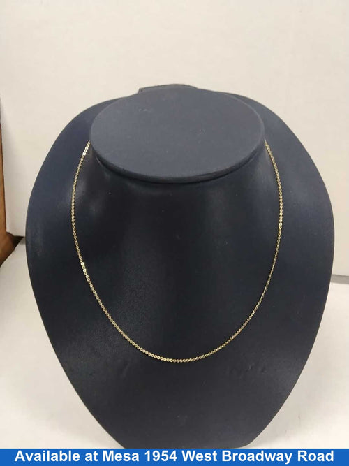 Chain - Yellow Gold 14k (.585) 1.1 grams 14 inch