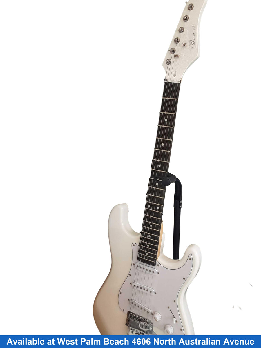 Squire Sonic Stratocaster White Electric Bass Guitar