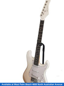 Squire Sonic Stratocaster White Electric Bass Guitar