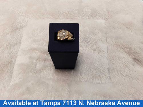 Men's Ring - Yellow Gold 10k (.417) 5.5 grams Size 7