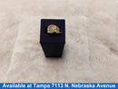 Men's Ring - Yellow Gold 10k (.417) 5.5 grams Size 7