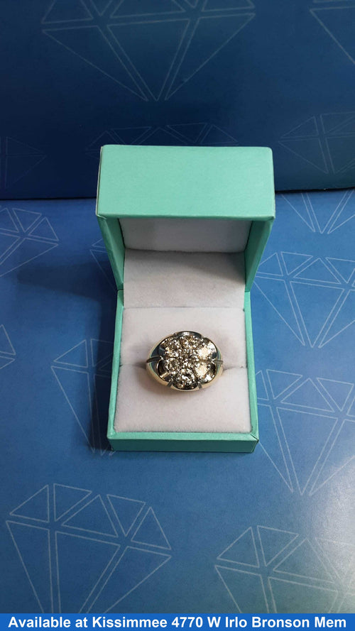 Men's Ring - Yellow Gold 14k (.585) 9.4 grams Size 11