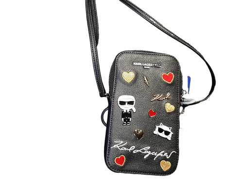 Karl Lagerfeld Cross Body Black Purse / Handbag