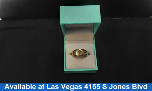 Men's Ring - Yellow Gold 14k (.585) 4.2 grams Size 6