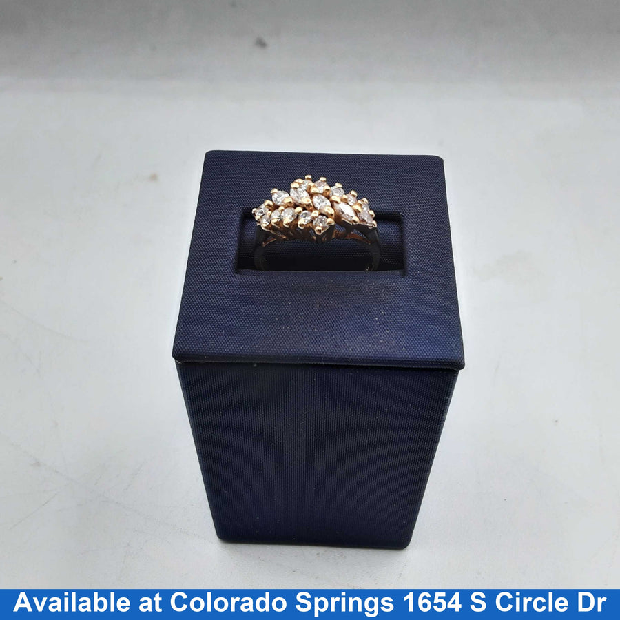 Women's Ring - Yellow Gold 14k (.585) 4.5 grams Size 6.5