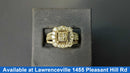 Ring - Engagement Set - White Gold 14k (.585) 7.6 grams Size 9.5