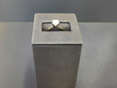 Women's Ring - Solitaire - White Gold 14k (.585) 2.2 grams Size 7.5