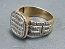 Men's Ring - Yellow Gold 10k (.417) 8.3 grams Size 10.5
