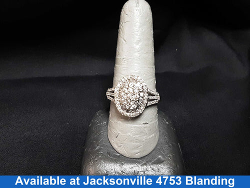 Women's Ring - White Gold 14k (.585) 5.7 grams Size 11