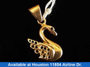 Pendant - Yellow Gold 18k Swan (.750) 2.2 Grams