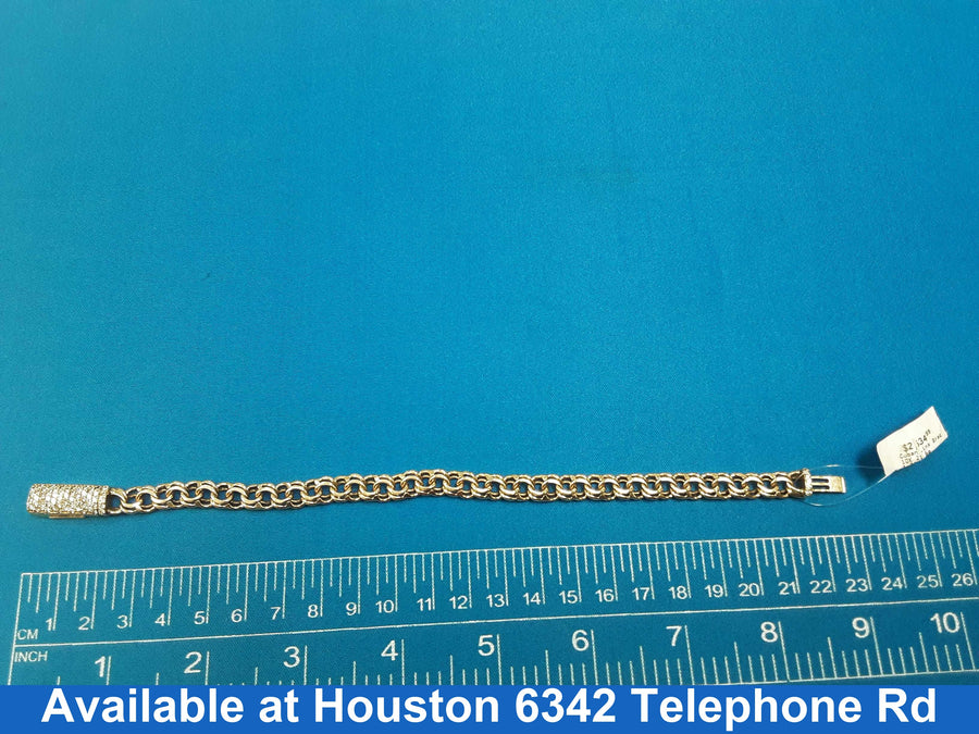 Cuban Link Bracelet - Yellow Gold 10k (.417) 21.6 grams 9 inch