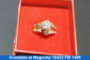 Ring - Engagement Set - Yellow Gold 14k (.585) 6.9 grams Size 9